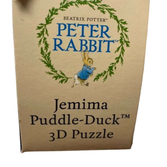 Beatrix Potter Peter Rabbit and Jemima Puddle-Duck 3D Puzzles - New, Set of 2 - Picture 8 of 9